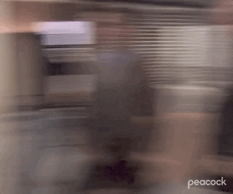 Gif from The Office where Michael Scott comes out of his office terrified saying "Oh my god, it's happening!"