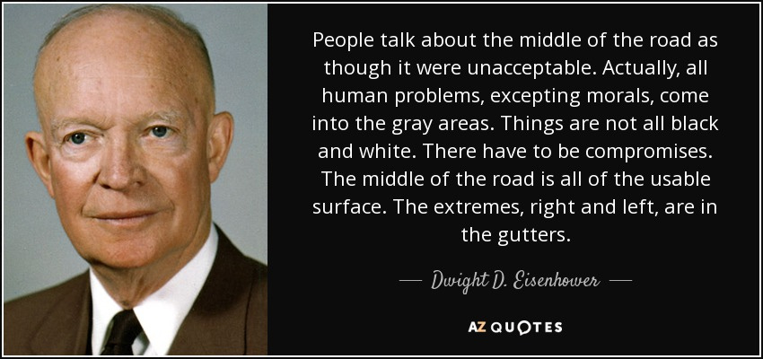 Eisenhower's Philosophy - "The Middle Way"