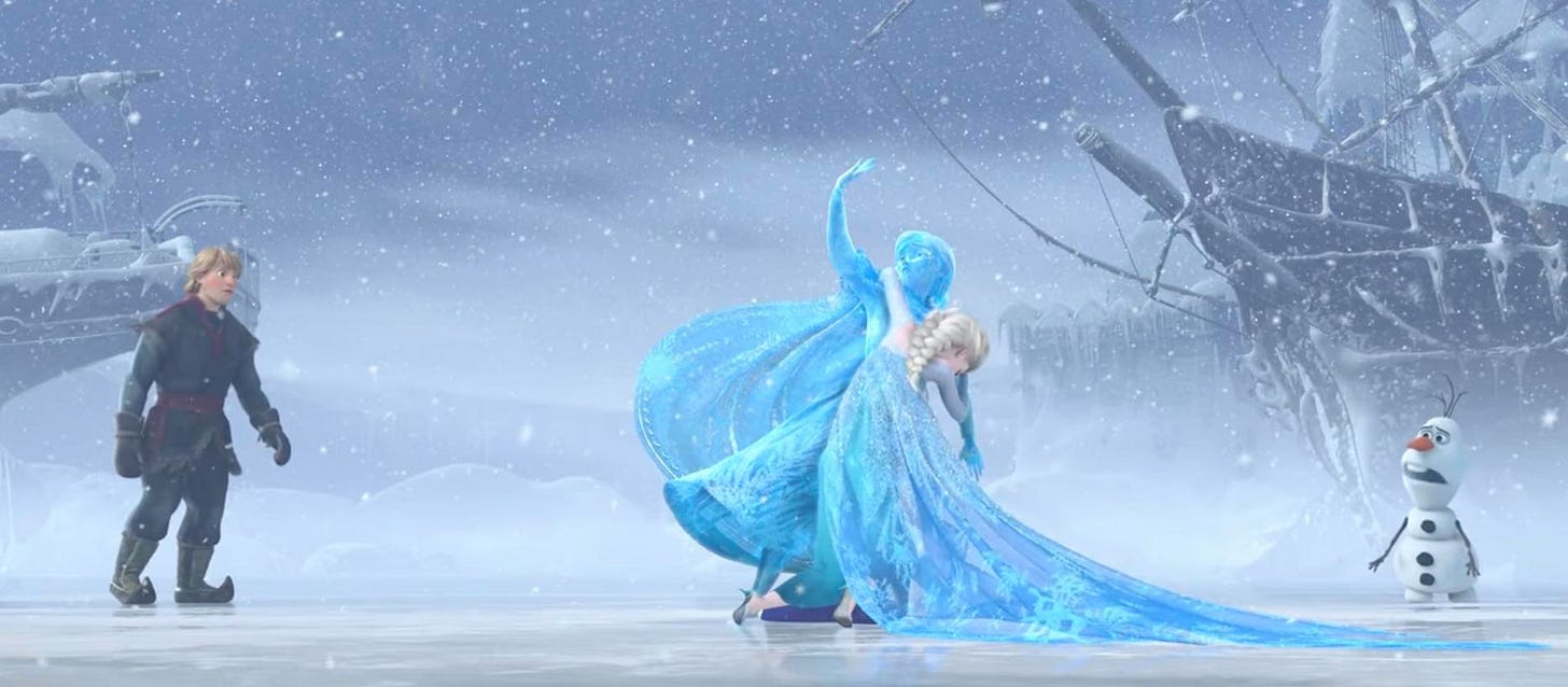 Before Elsa melted Anna's frozen-solid heart, Anna has ...