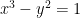 x^3-y^2=1