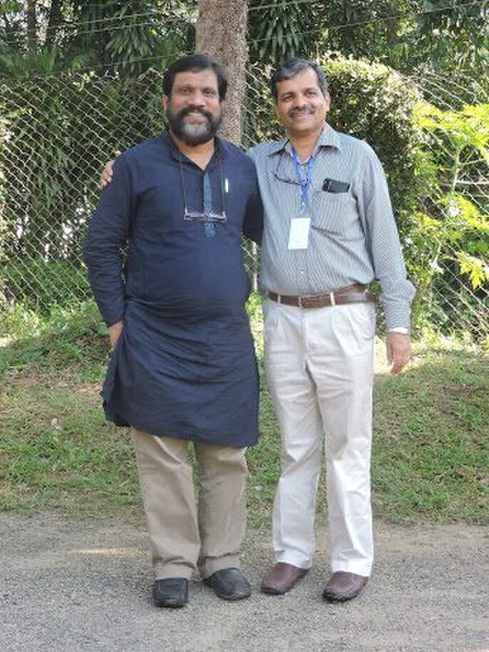 Joseph with Prof. Sabu Thomas, his doctoral supervisor and among India's most cited polymer scientists. Joseph with Prof. Sabu Thomas, his doctoral supervisor and among India's most cited polymer scientists.