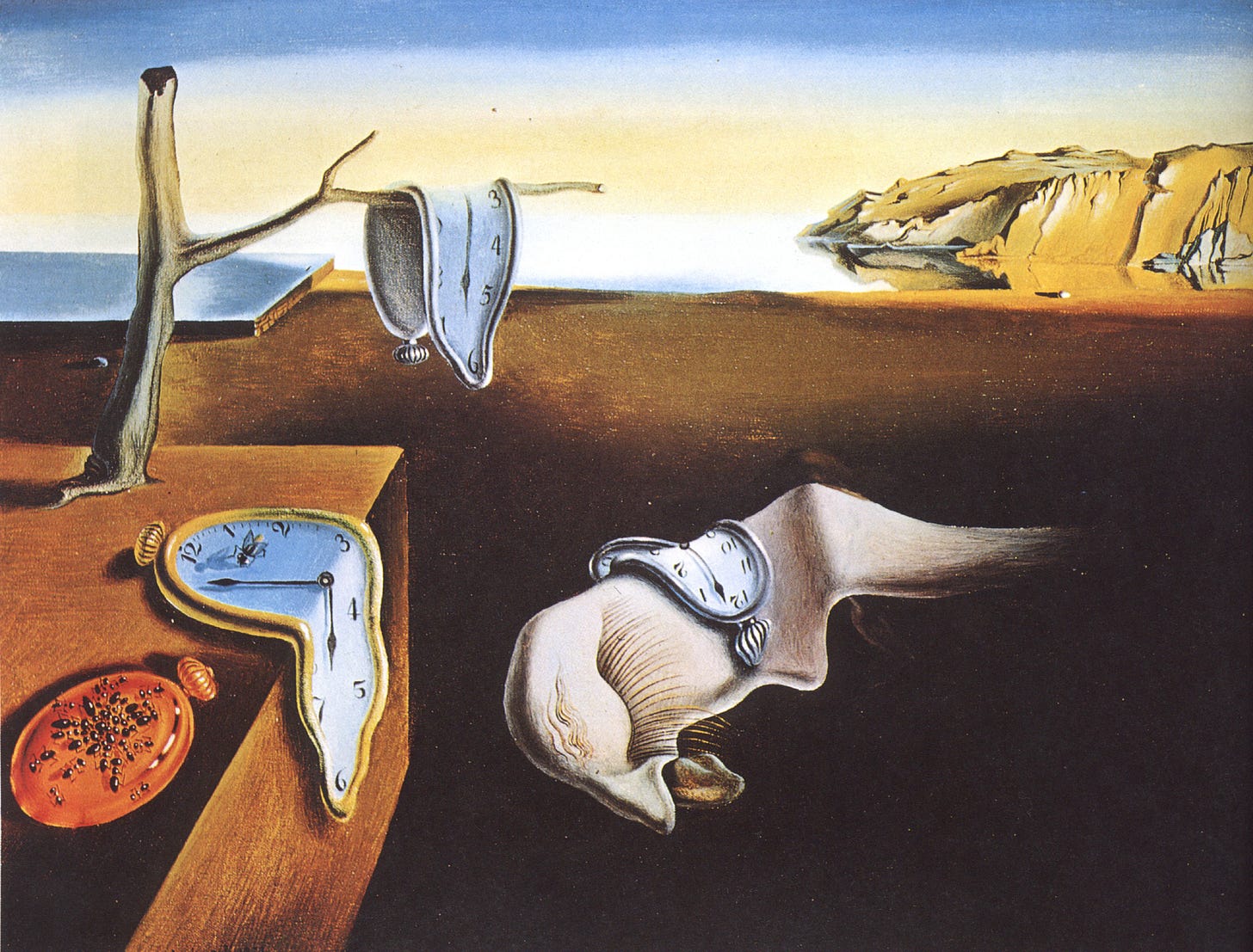 Salvador Dalí, The Persistence of Memory, 1931. Museum of Modern Art, New York.