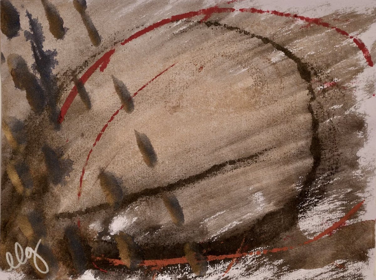 abstract art earth tones