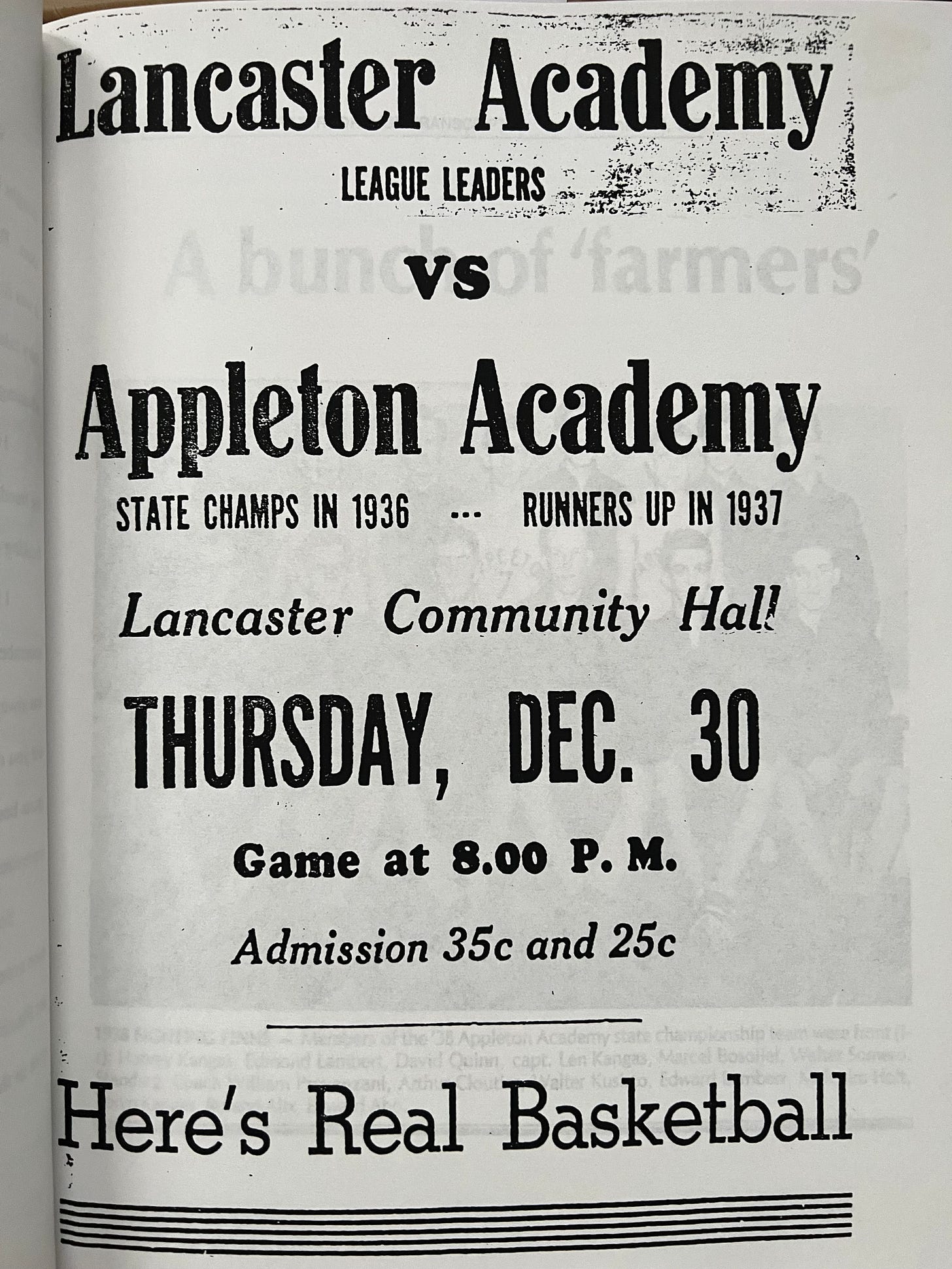 Basketball poster