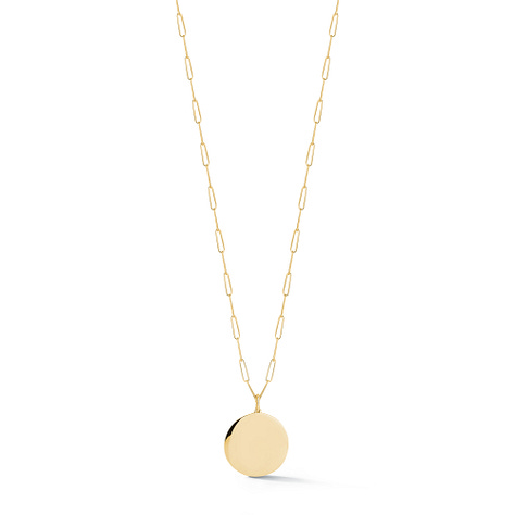 Dana Rebecca 14k gold necklaces to wear with a white tee