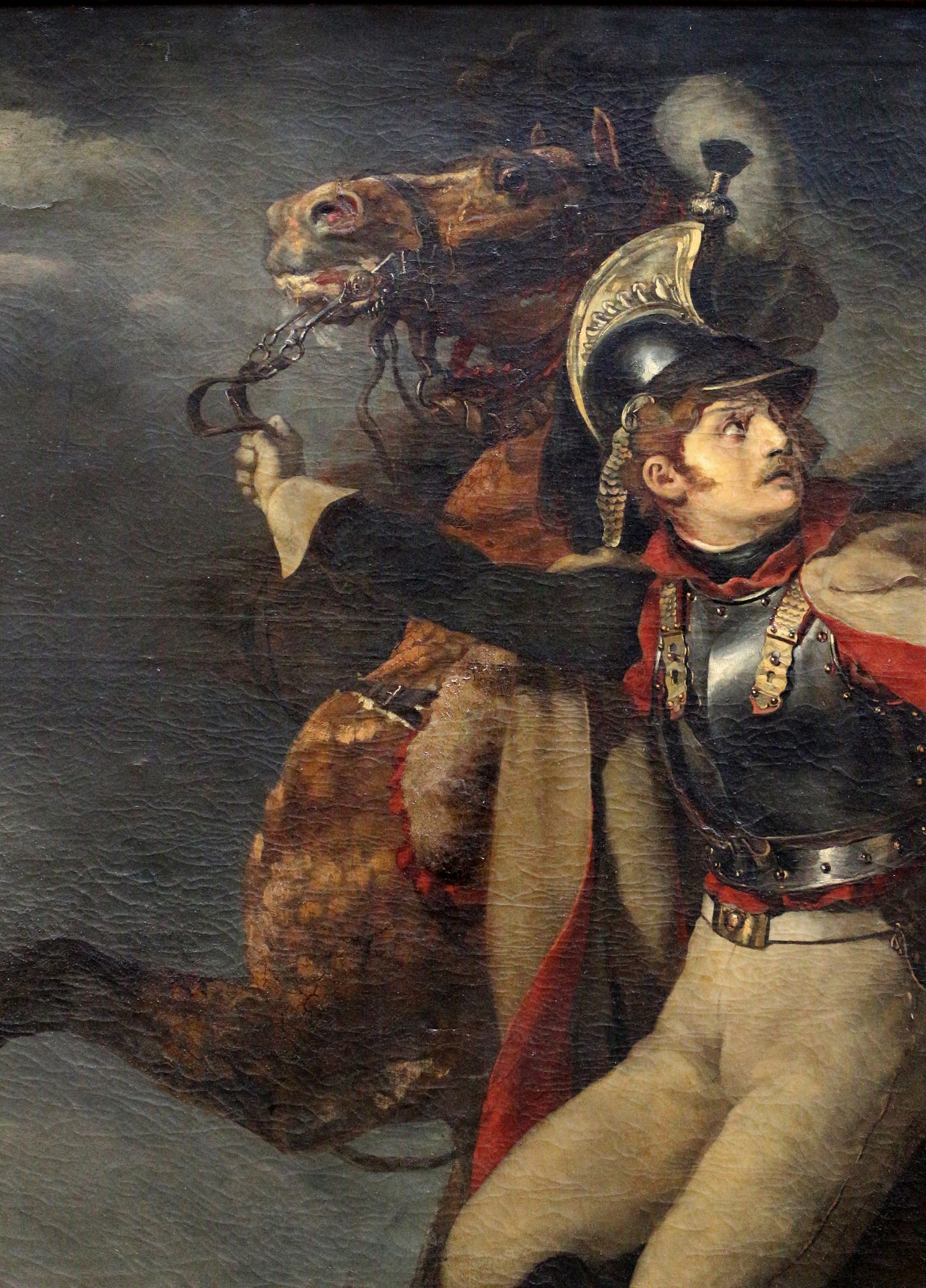 Theodore Gericault, The Wounded Cuirassier, 1814 Theodore Gericault, The Wounded Cuirassier, 1814