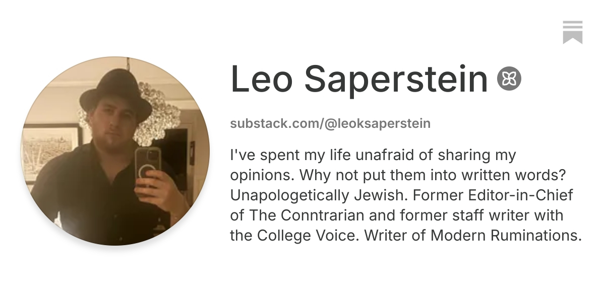 Leo Saperstein | Substack