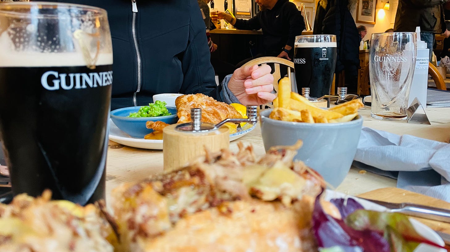 A pub lunch 