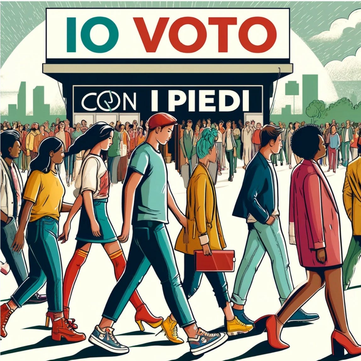 Io #VotoConiPiedi