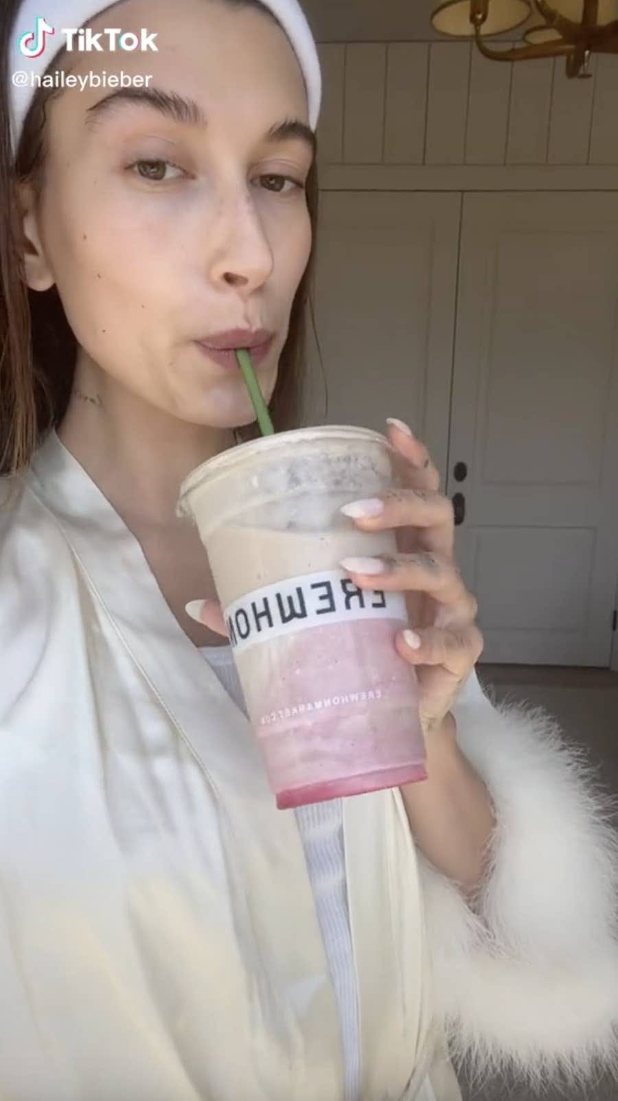 Hailey Bieber's Erewhon Skin Smoothie: Recipe & Review