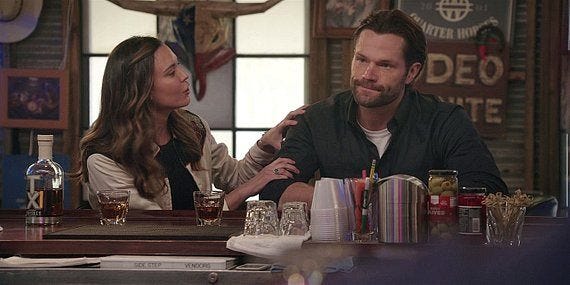 Walker Jared Padalecki with Odette Annable on 2.10 Nudge Walker Jared Padalecki with Odette Annable on 2.10 Nudge