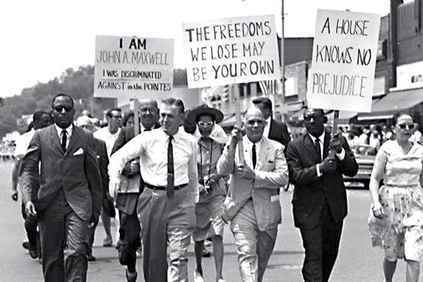 Romney marching
