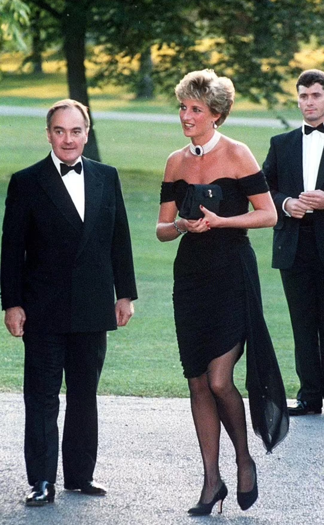 open lace back dress Princess Diana Revenge Dress Little Black Dress Revenge Gown – Hoprom main image 1