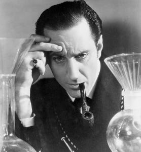 sherlock holmes thinking