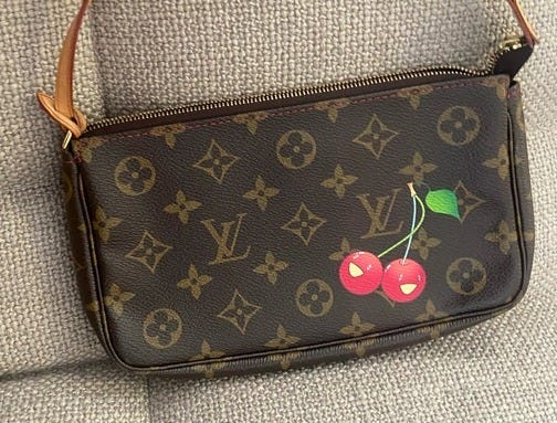 Louis Vuitton  x Murakami Cerises Pochette - Picture 1 of 5