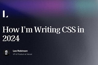 Optimism (for the web) | Lee Robinson | Substack