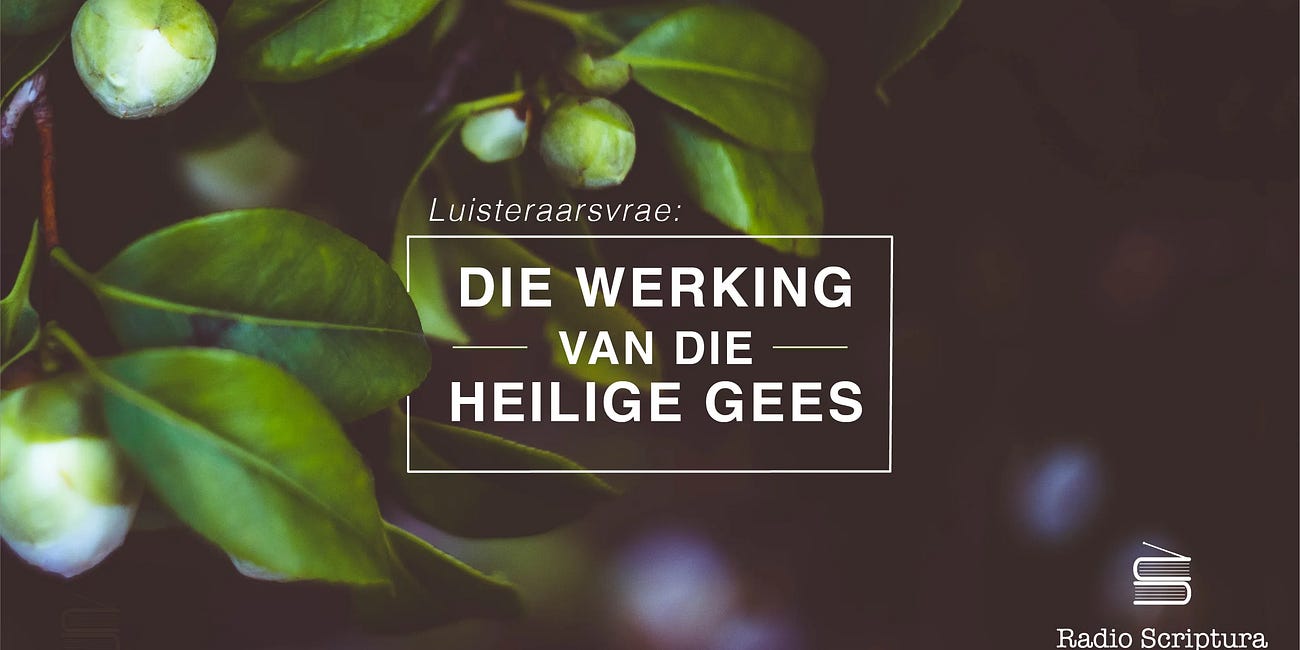 Luisteraarsvraag: Die werking van die Gees