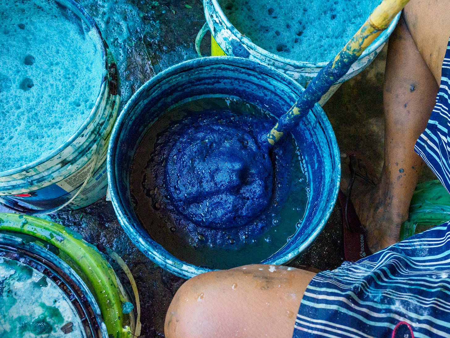 blue indigo mix