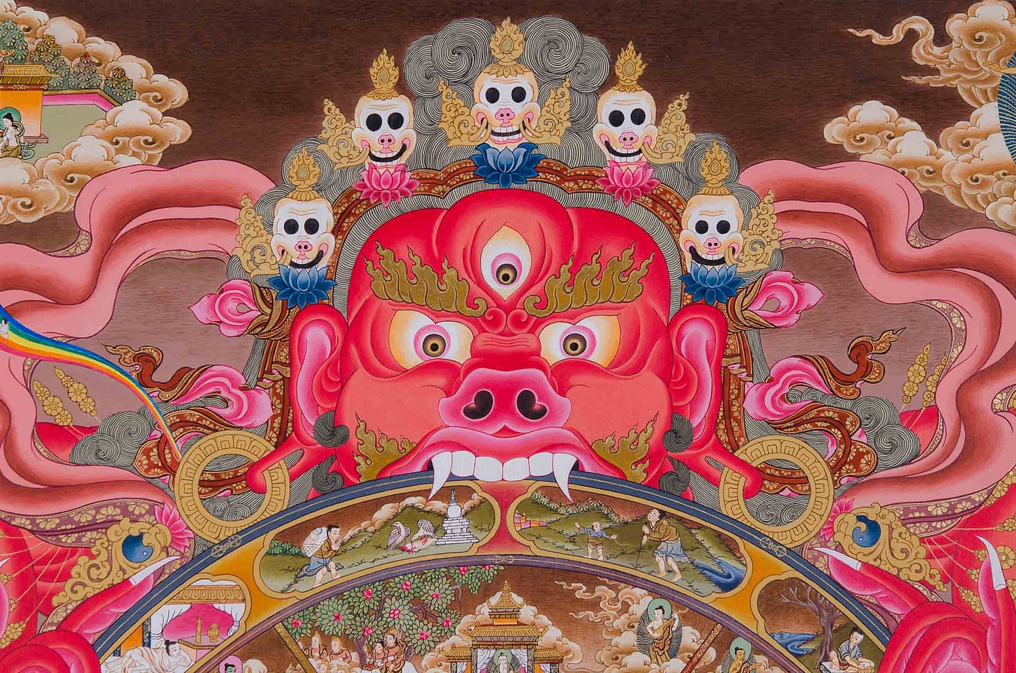 The Wheel of Life - Samsara | Thangka Mandala