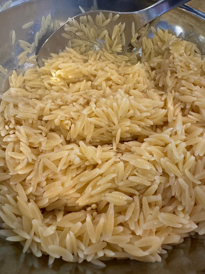 Spicy Chicken and Orzo