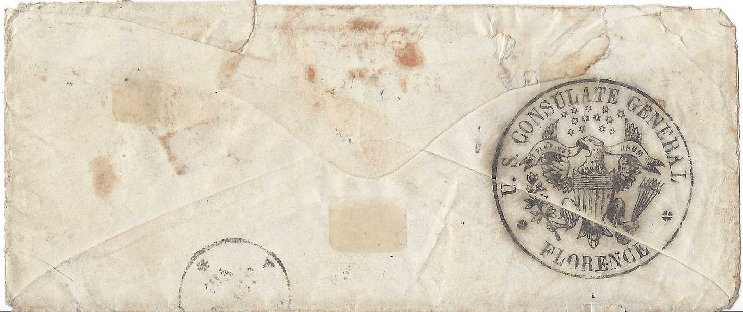 back of the cover to Tuscany