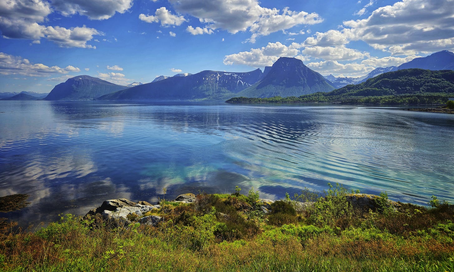 Norwegian fjord by Peter Imanuelsen Norwegian fjord by Peter Imanuelsen