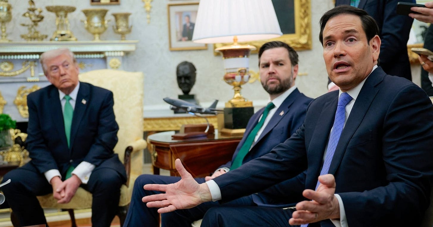 Trump Is Secretly Pitting JD Vance and Marco Rubio Against Each Other