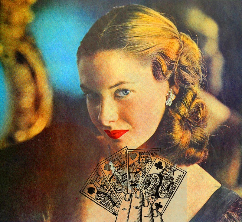 Collage of the hand we are dealt. (Artwork by the author.)