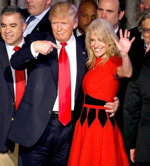 Kellyanne with Trump Kellyanne with Trump