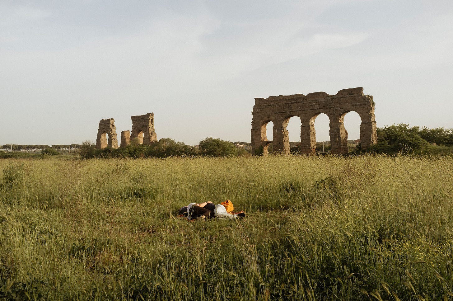 Aquaeductus, by Gianluca Gasbarri: Rome (Italy). Lovers embrace in the Parco degli Acquedotti. This section includes the highest arches, which reach almost thirty meters, and since the 1800s have been the most frequently depicted in photographs and paintings. Aquaeductus, by Gianluca Gasbarri: Rome (Italy). Lovers embrace in the Parco degli Acquedotti. This section includes the highest arches, which reach almost thirty meters, and since the 1800s have been the most frequently depicted in photographs and paintings.