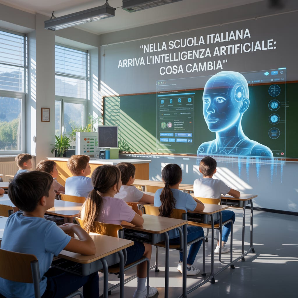 L’intelligenza artificiale entra ufficialmente a scuola con il Decreto ...