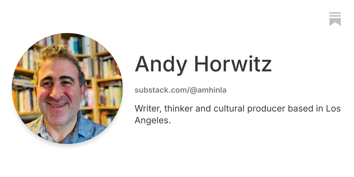Andy Horwitz | Substack