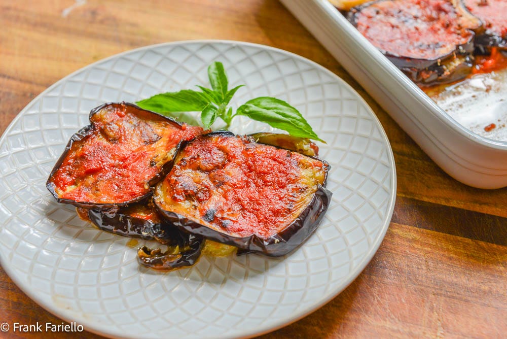 Parmigiana di melanzane alla siciliana (Sicilian Style Eggplant Parmesan)
