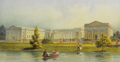 Alexander Palace in Tsarskoye Selo, 1847. Alexander Palace in Tsarskoye Selo, 1847.