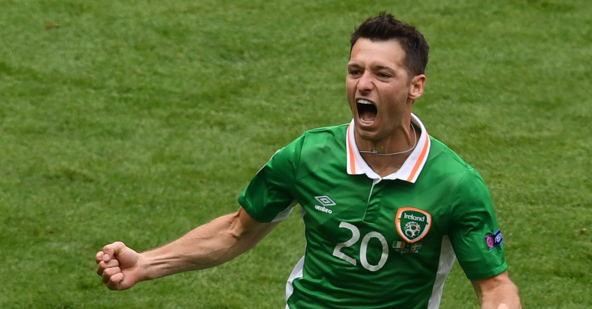 Wes Hoolahan representing the Republic of Ireland