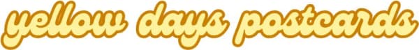 yellow days postcards