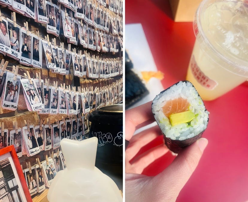 sushi counter