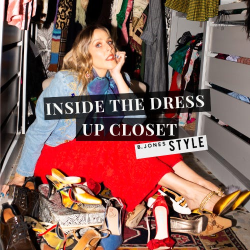 INSIDE THE DRESS UP CLOSET 