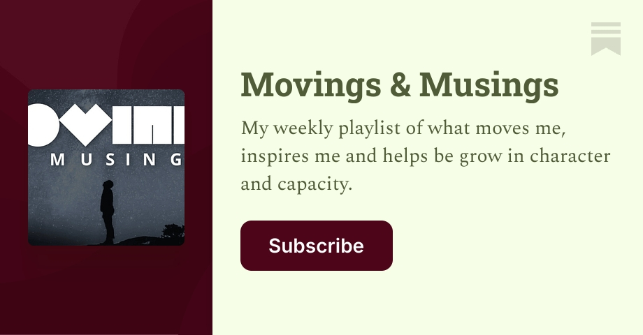 Movings & Musings | Patric Yumul | Substack