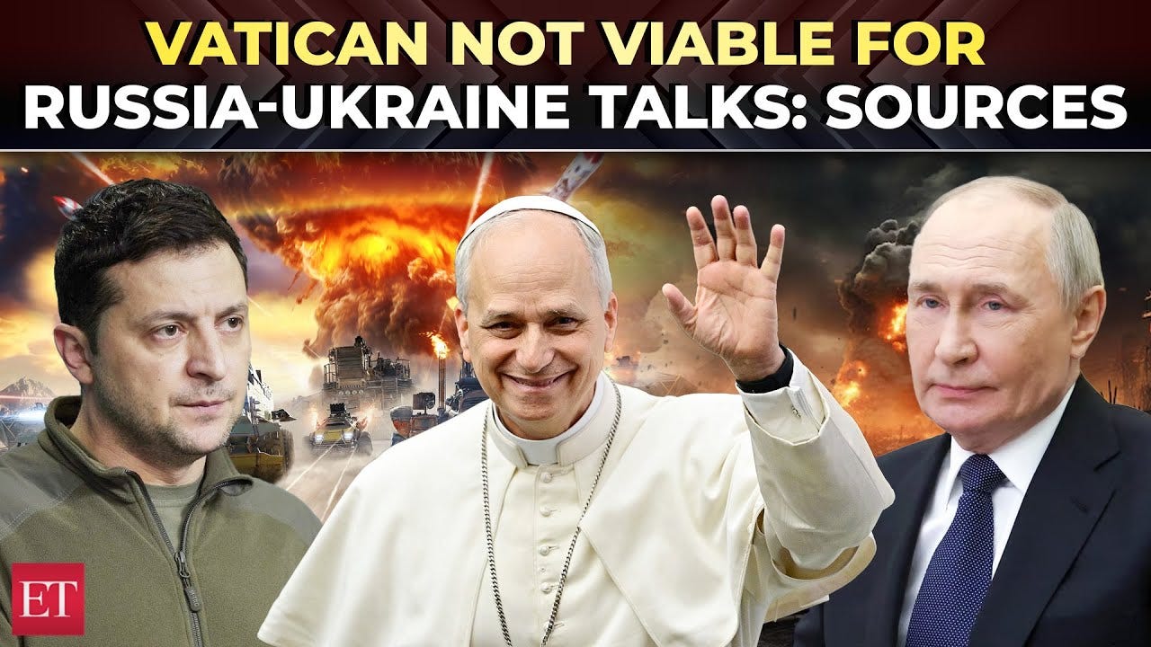 Russia does not see Vatican as a serious arena for peace talks with  Ukraine, sources say