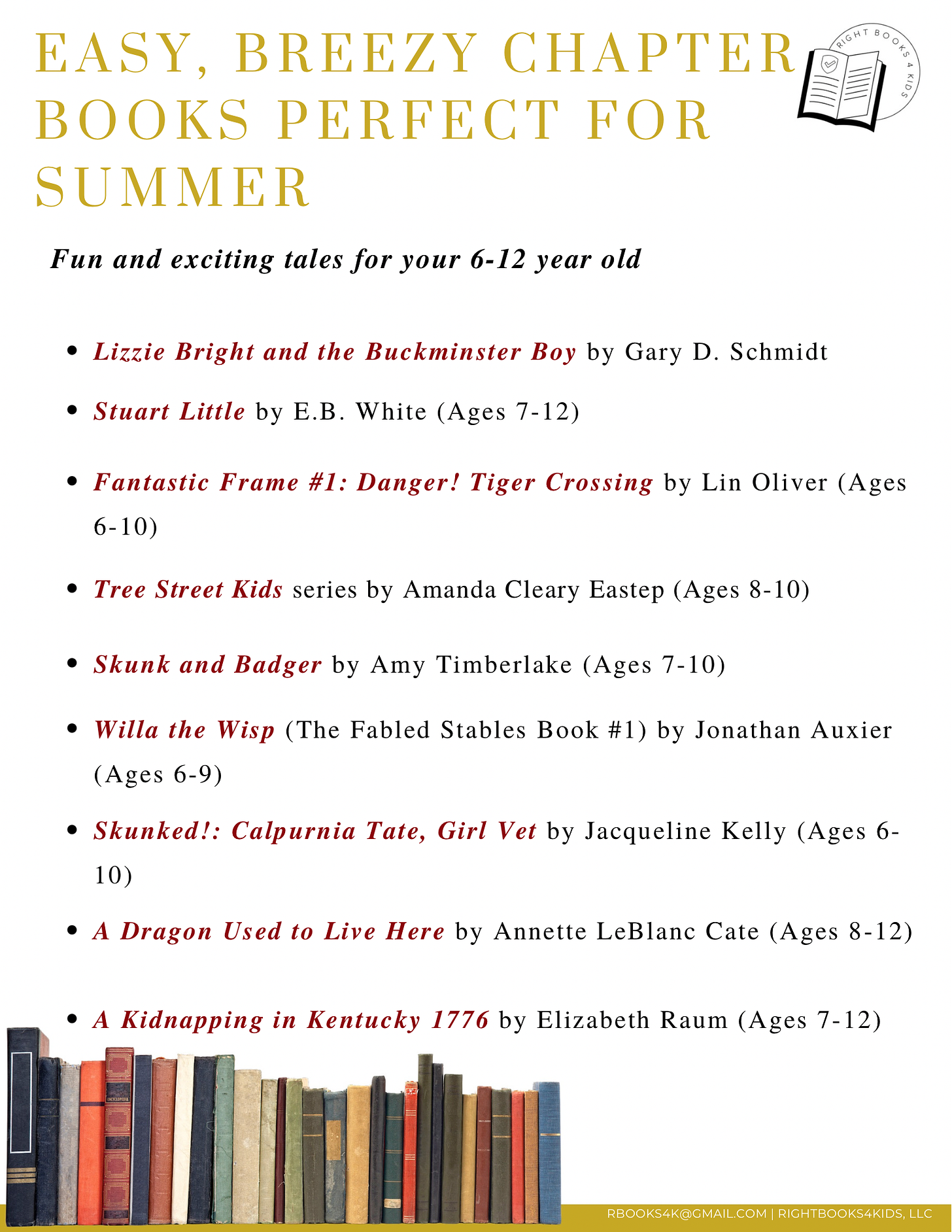 Fun And Easy Chapter Books For Summer By Rachel Reeves fun-and-easy-chapter-books-for-summer-by-rachel-reeves