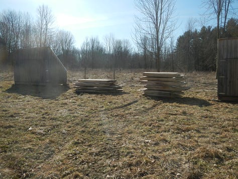 lumber milling collage