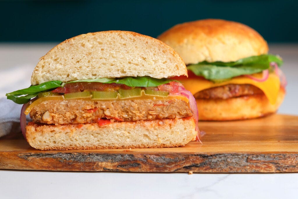 Vegan-Burger Vegan-Burger