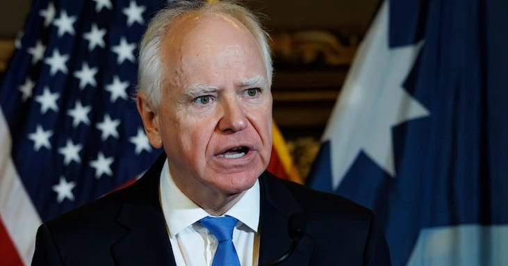 Tim Walz drops bid for third term as Minnesota governor; Amy Klobuchar  considers running - Anchorage Daily News