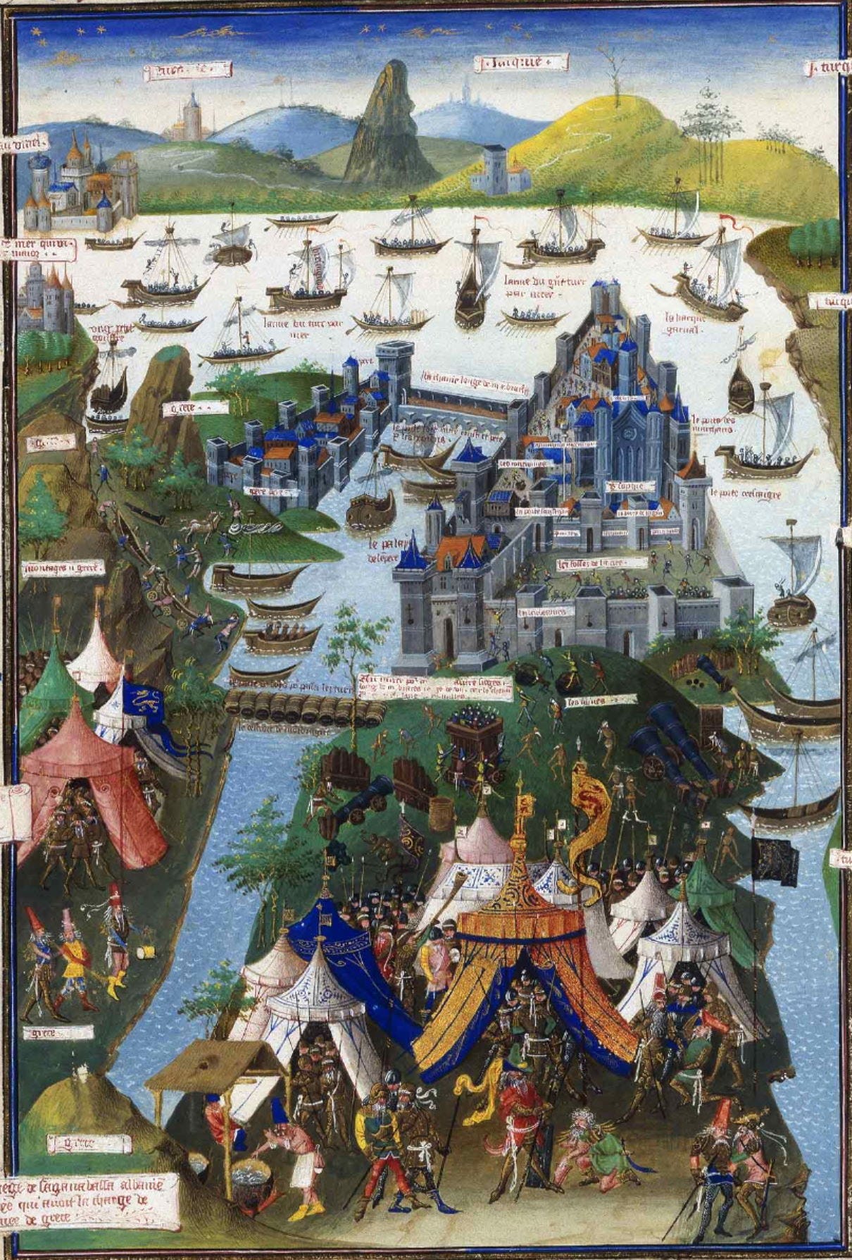 Jean Le Tavernier, The Siege of Constantinople (1455)