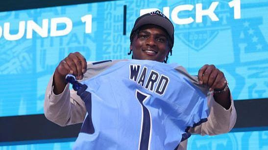 NFL Draft results: Cam Ward taken by Tennessee Titans with first pick - BBC  Sport