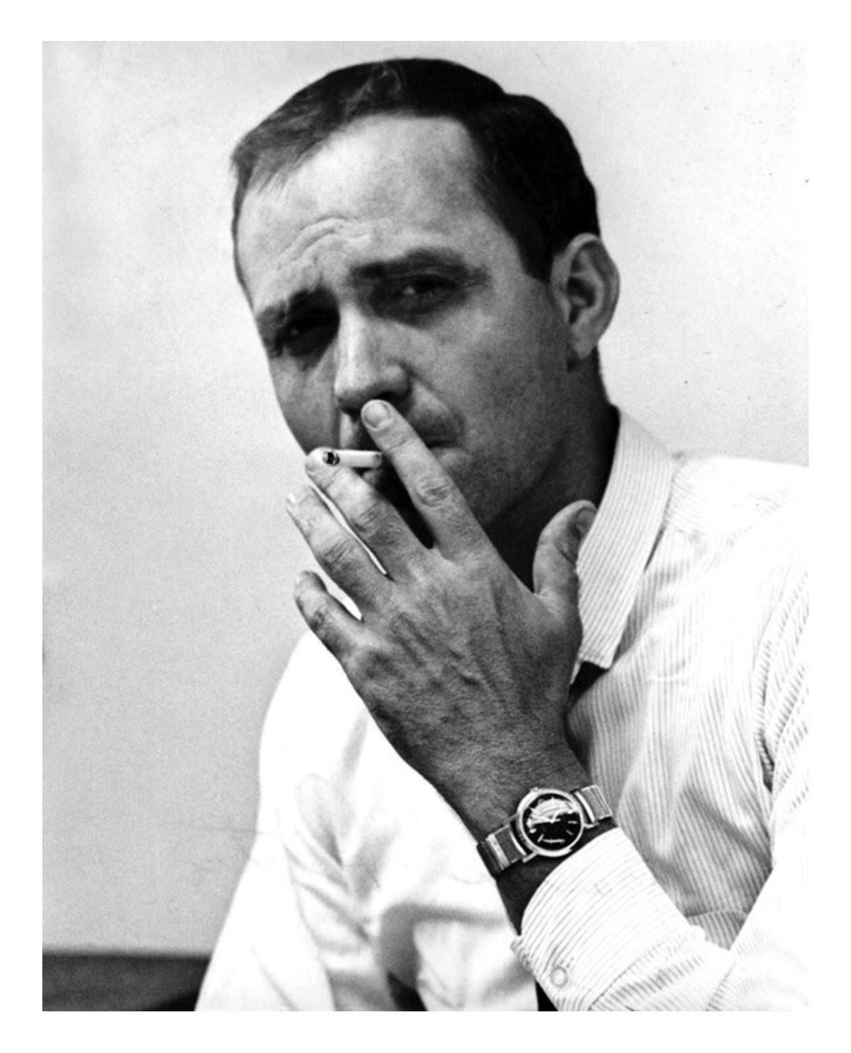 Charles Portis, circa 1968. Photographer unknown.