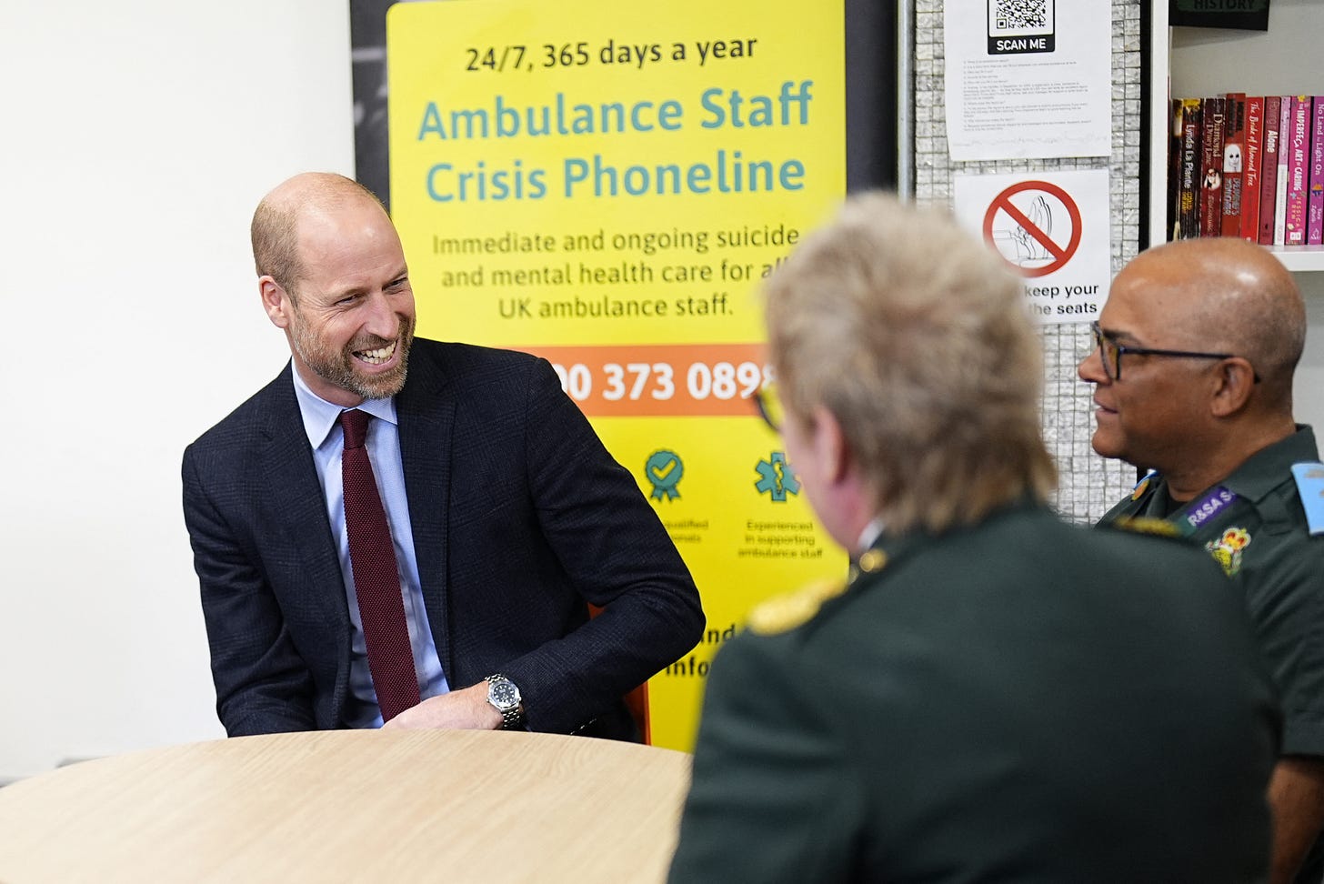 Prince William and first responders