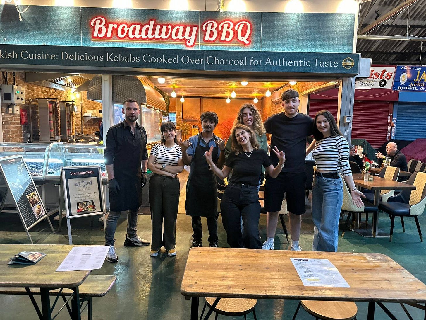May be an image of 8 people and text