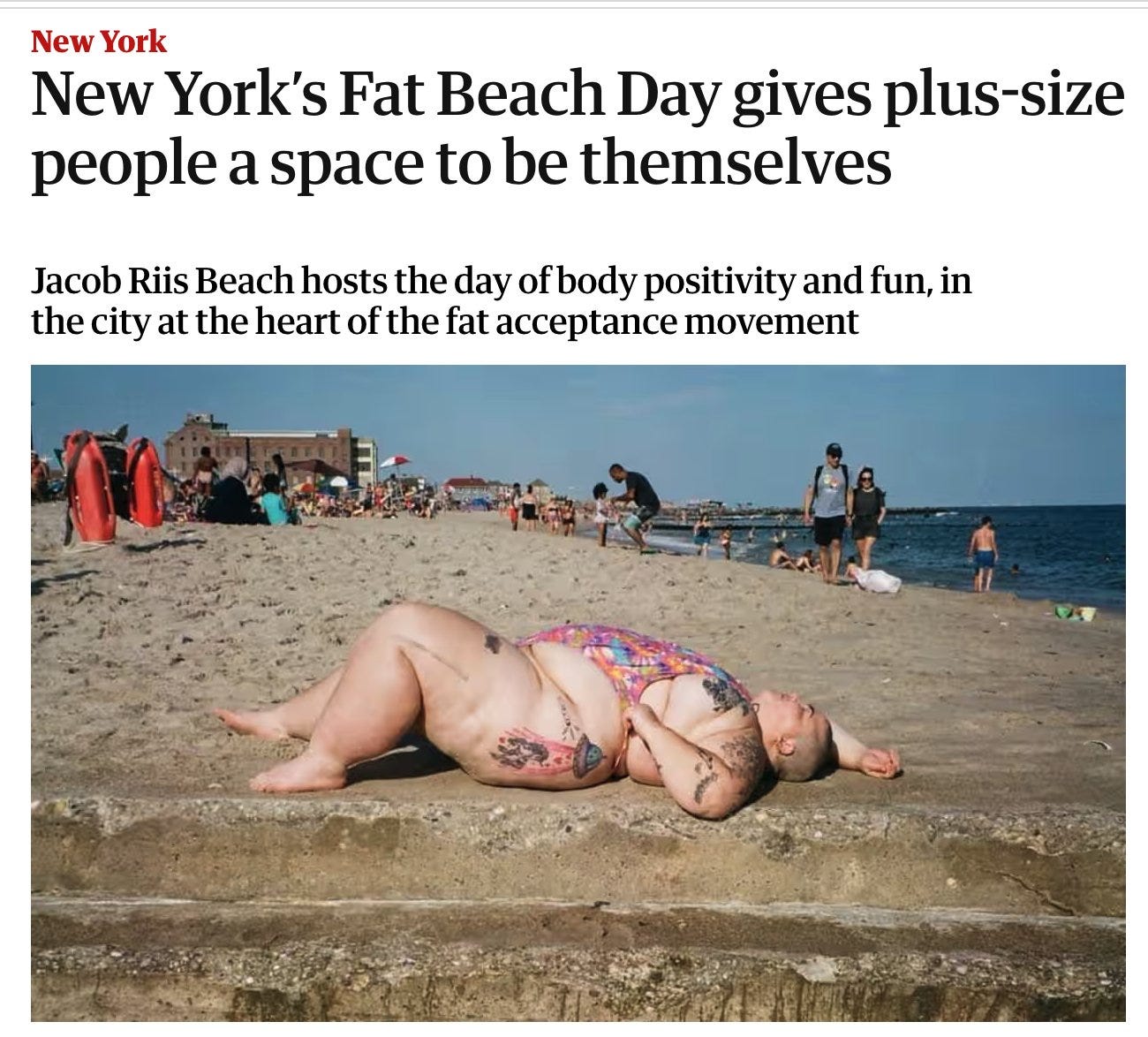 Christopher F. Rufo ⚔️ on X: "The skeleton key to our politics is that "Fat  Beach Day" is seen as a method of liberation, while "Fit Beach Day" would  be denounced as